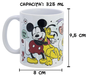 Tazza Mug Topolino DISNEY in Ceramica Stampa Sublimatica 325 Ml in Confezione - 99821