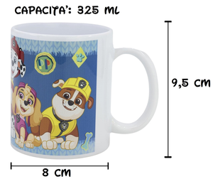 Tazza Mug Paw Patrol in Ceramica Stampa Sublimatica 325 Ml in Confezione - 99442