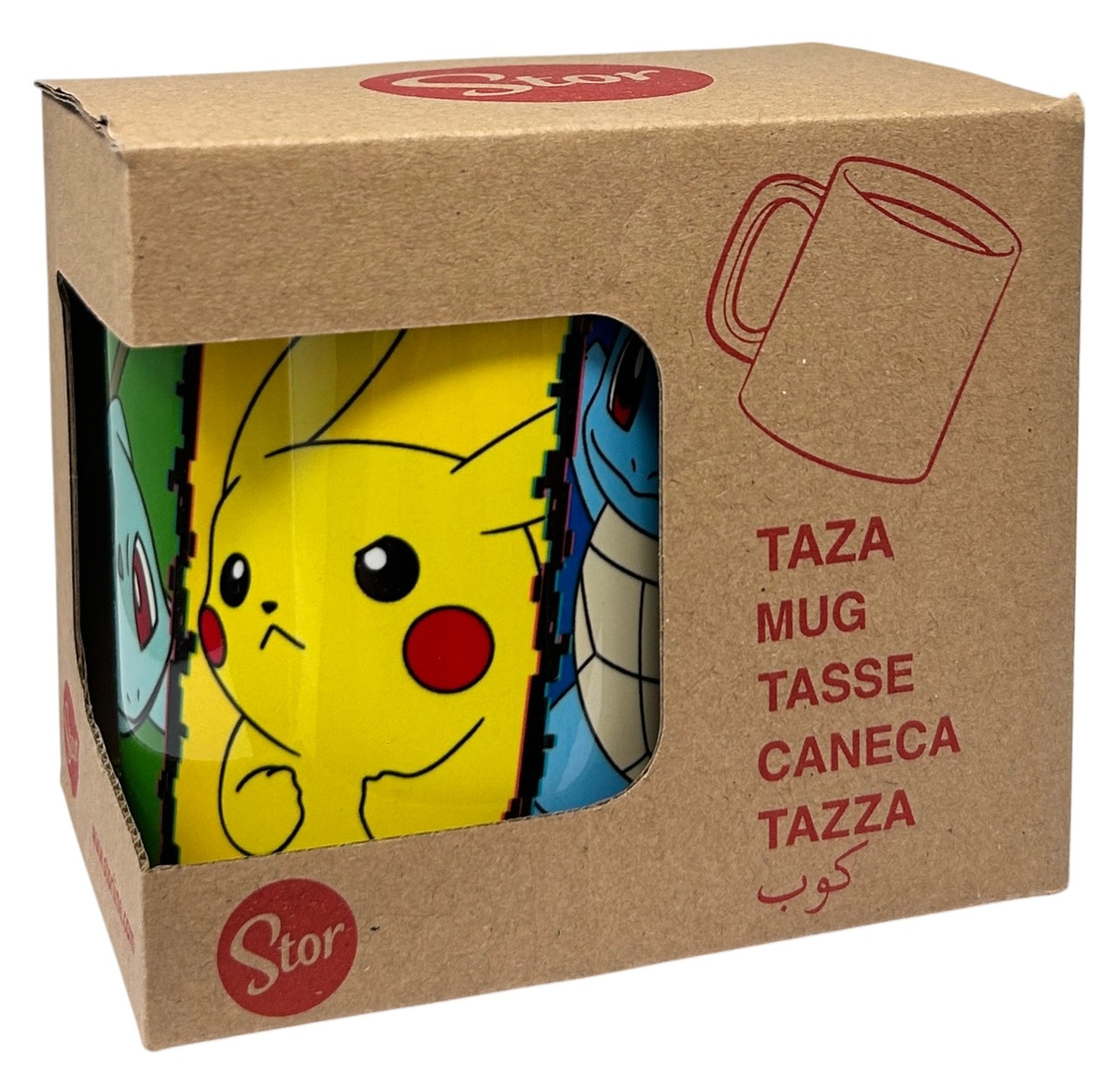 Tazza Mug Pokémon in Ceramica Stampa Sublimatica 325 Ml in Confezione - 99483