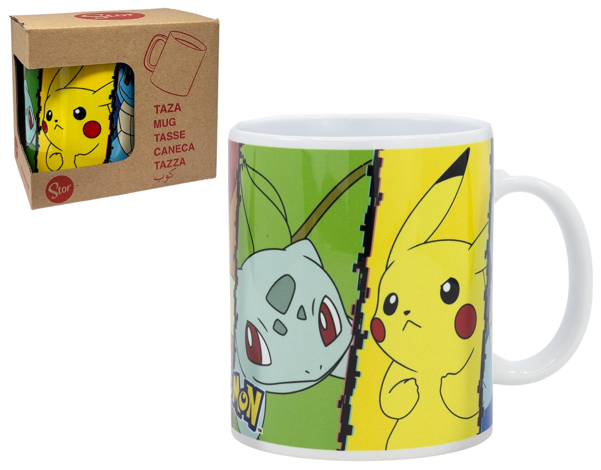 Tazza Mug Pokémon in Ceramica Stampa Sublimatica 325 Ml in Confezione - 99483