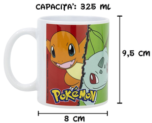 Tazza Mug Pokémon in Ceramica Stampa Sublimatica 325 Ml in Confezione - 99483