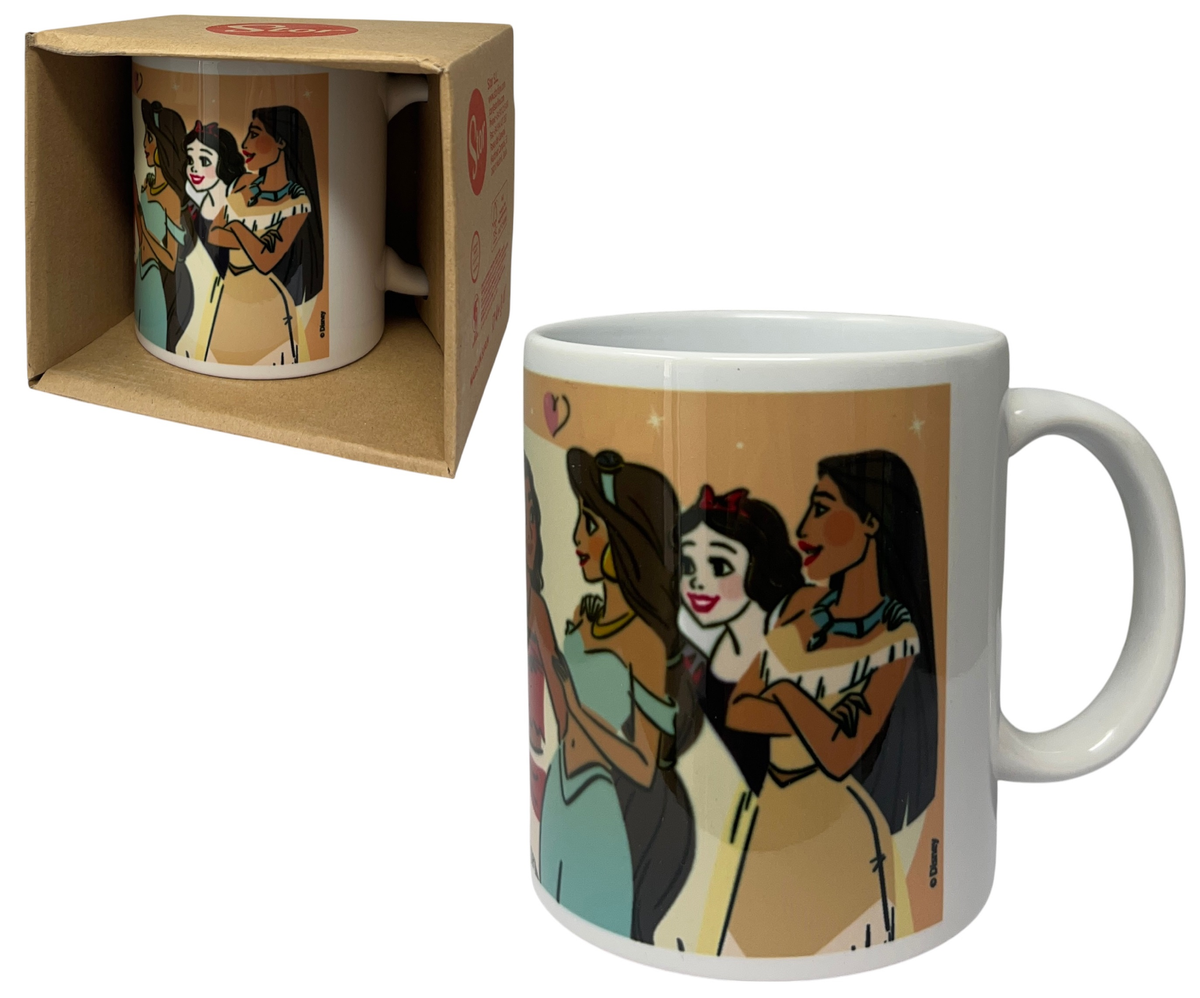 Tazza Mug Principesse DISNEY in Ceramica Stampa Sublimatica 325 Ml in Confezione - 99073