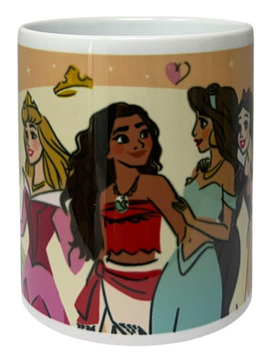 Tazza Mug Principesse DISNEY in Ceramica Stampa Sublimatica 325 Ml in Confezione - 99073