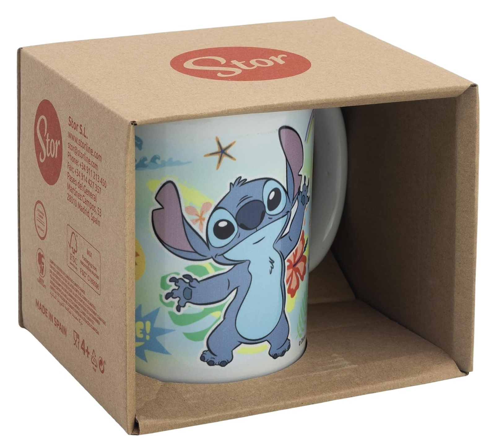 Tazza Mug Stitch DISNEY in Ceramica Stampa Sublimatica 325 Ml in Confezione - 99530