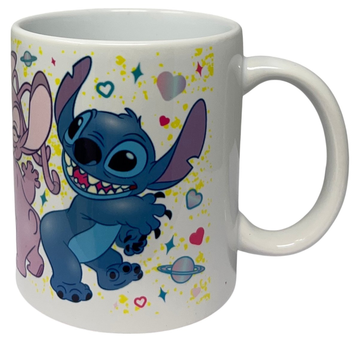 Tazza Mug Stitch e Angel DISNEY in Ceramica Stampa Sublimatica 325 Ml in Confezione - 99500