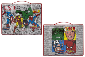 Valigetta 65 Pezzi Avengers MARVEL Scatola Colori Cancelleria Stickers per Bambini - 0840