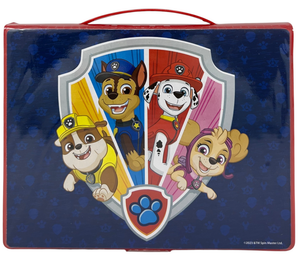 Valigetta 65 Pezzi Paw Patrol Scatola Colori Cancelleria Stickers per Bambini - 0841
