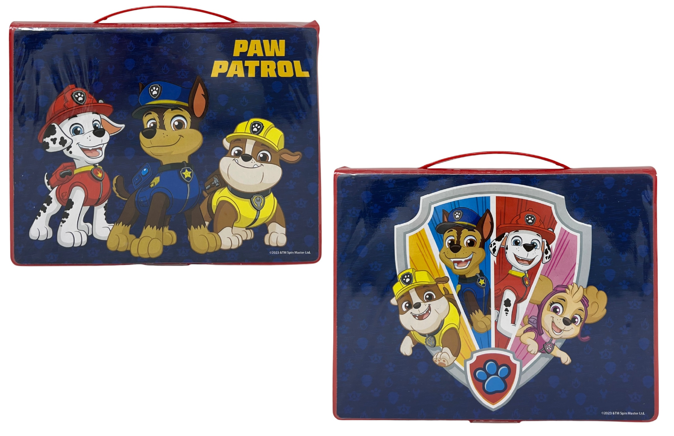 Valigetta 65 Pezzi Paw Patrol Scatola Colori Cancelleria Stickers per Bambini - 0841
