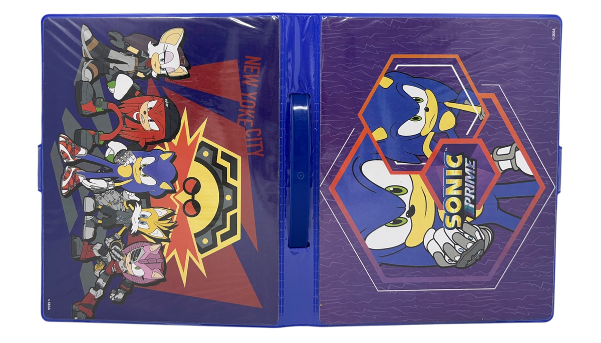 Valigetta 65 Pezzi Sonic Prime Scatola Colori Cancelleria Stickers per Bambini - 0842
