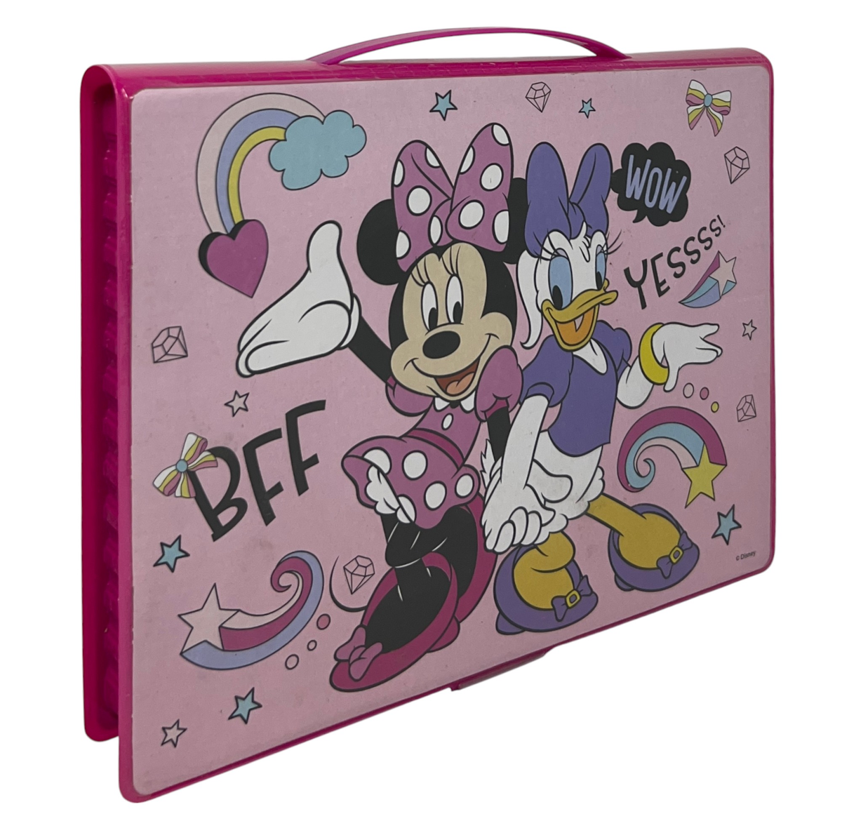 Valigetta 65 Pezzi Minnie DISNEY Scatola Colori Cancelleria Stickers per Bambini - 0843