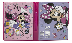Valigetta 65 Pezzi Minnie DISNEY Scatola Colori Cancelleria Stickers per Bambini - 0843