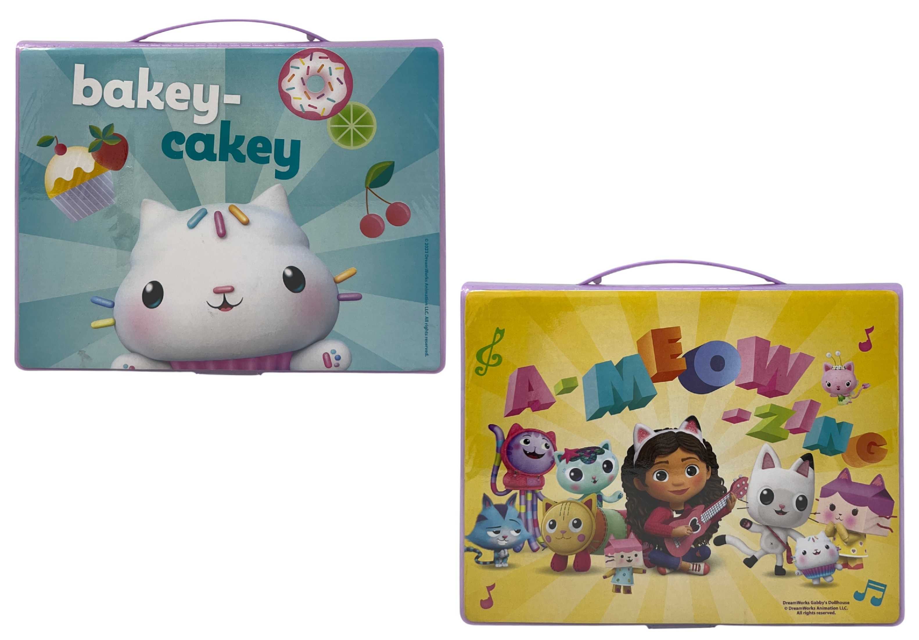 Valigetta 65 Pezzi Gabby's Dollhouse Scatola Colori Cancelleria Stickers per Bambini - 0844