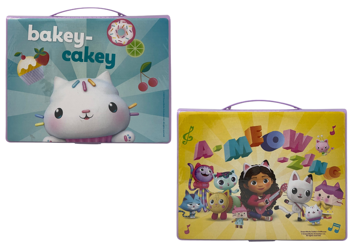 Valigetta 65 Pezzi Gabby's Dollhouse Scatola Colori Cancelleria Stickers per Bambini - 0844
