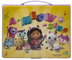 Valigetta 65 Pezzi Gabby's Dollhouse Scatola Colori Cancelleria Stickers per Bambini - 0844