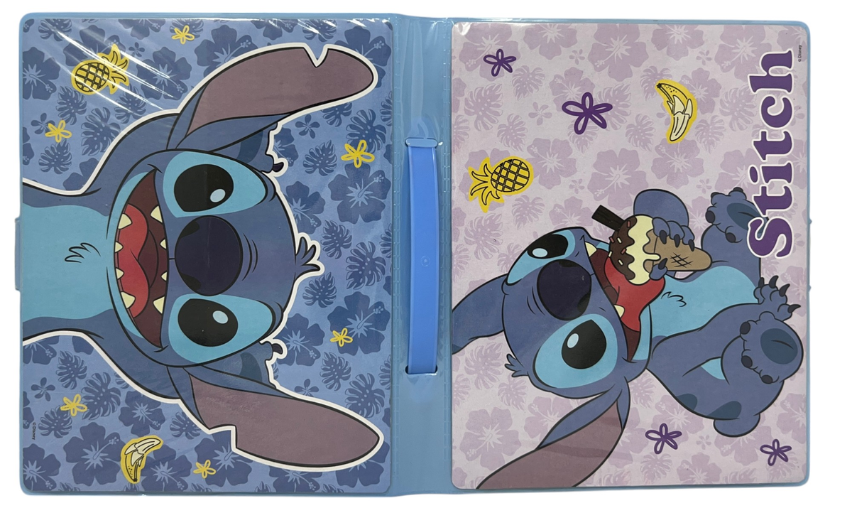 Valigetta 65 Pezzi Stitch DISNEY Scatola Colori Cancelleria Stickers per Bambini - 0845