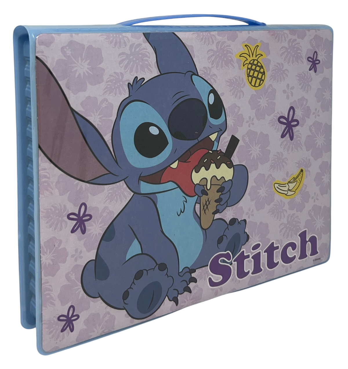 Valigetta 65 Pezzi Stitch DISNEY Scatola Colori Cancelleria Stickers per Bambini - 0845