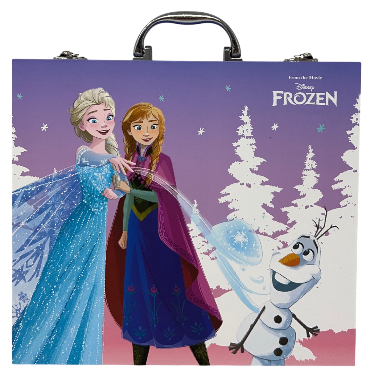 Valigetta 55 Pezzi Frozen DISNEY Scatola Colori Cancelleria Stickers per Bambini - 1237