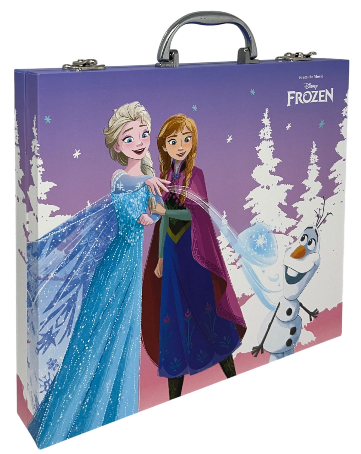 Valigetta 55 Pezzi Frozen DISNEY Scatola Colori Cancelleria Stickers per Bambini - 1237