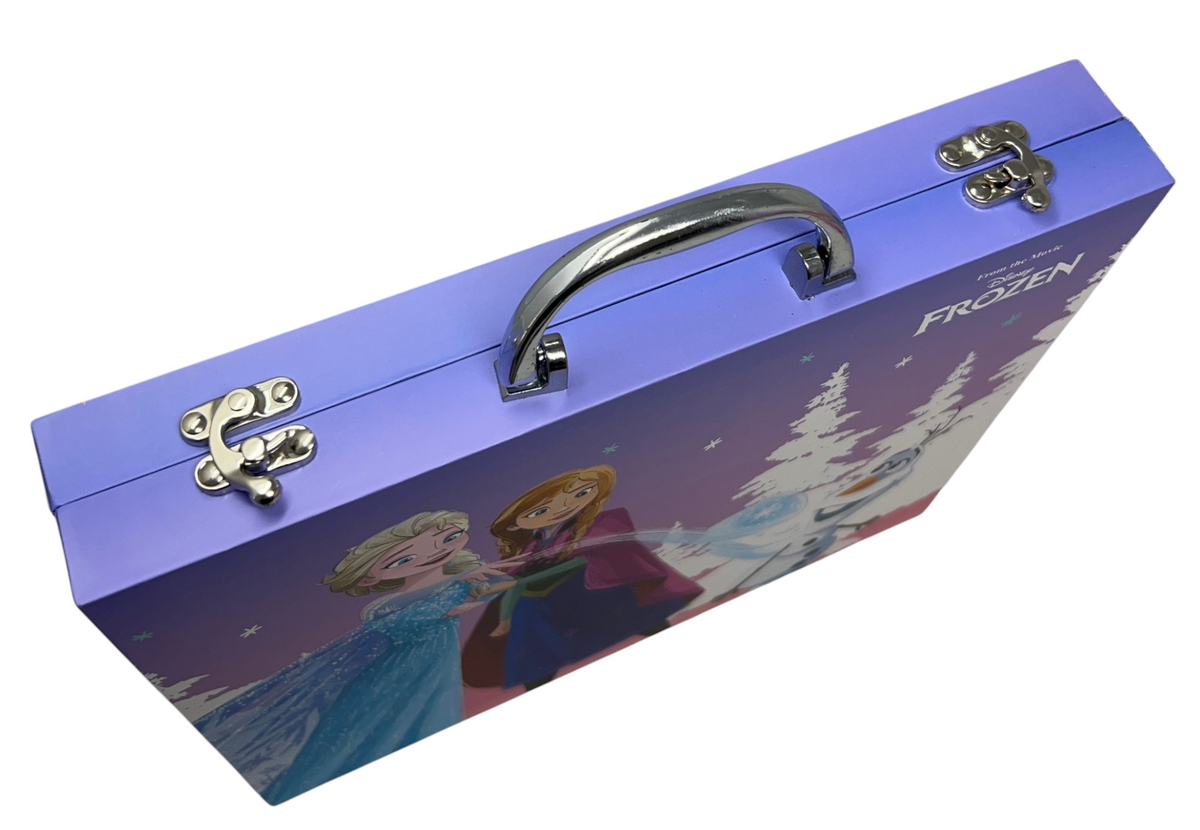Valigetta 55 Pezzi Frozen DISNEY Scatola Colori Cancelleria Stickers per Bambini - 1237