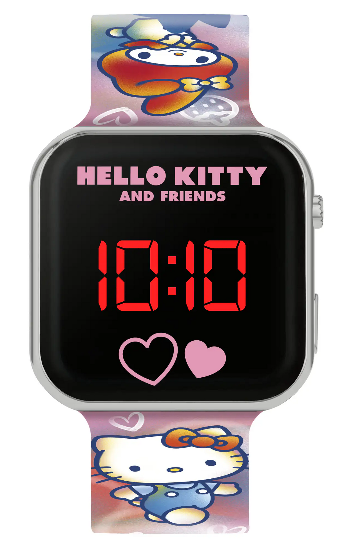 Orologio a LED Hello Kitty da Polso Digitale con Cinturino Silicone - Hk50151