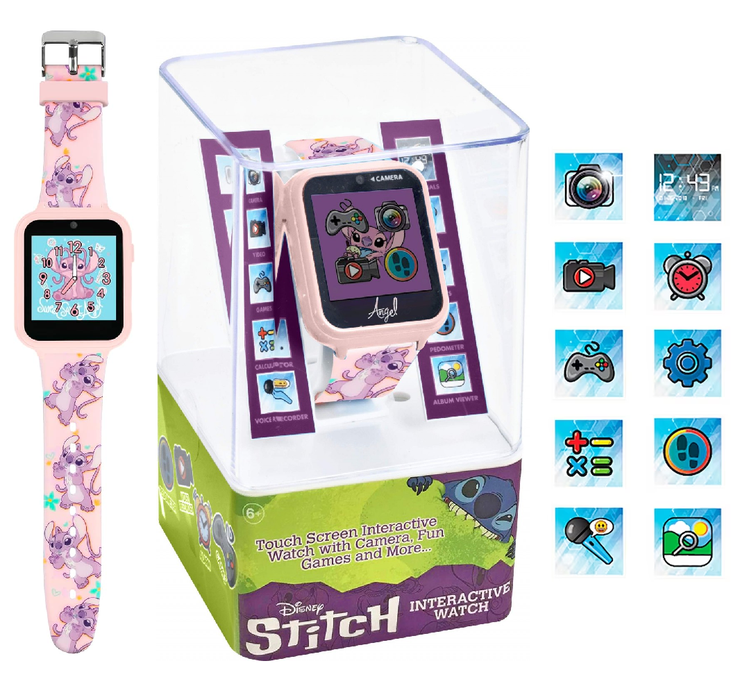 Orologio Interattivo Angel DISNEY Smartwatch Gioco Multifunzione con USB - Las4088