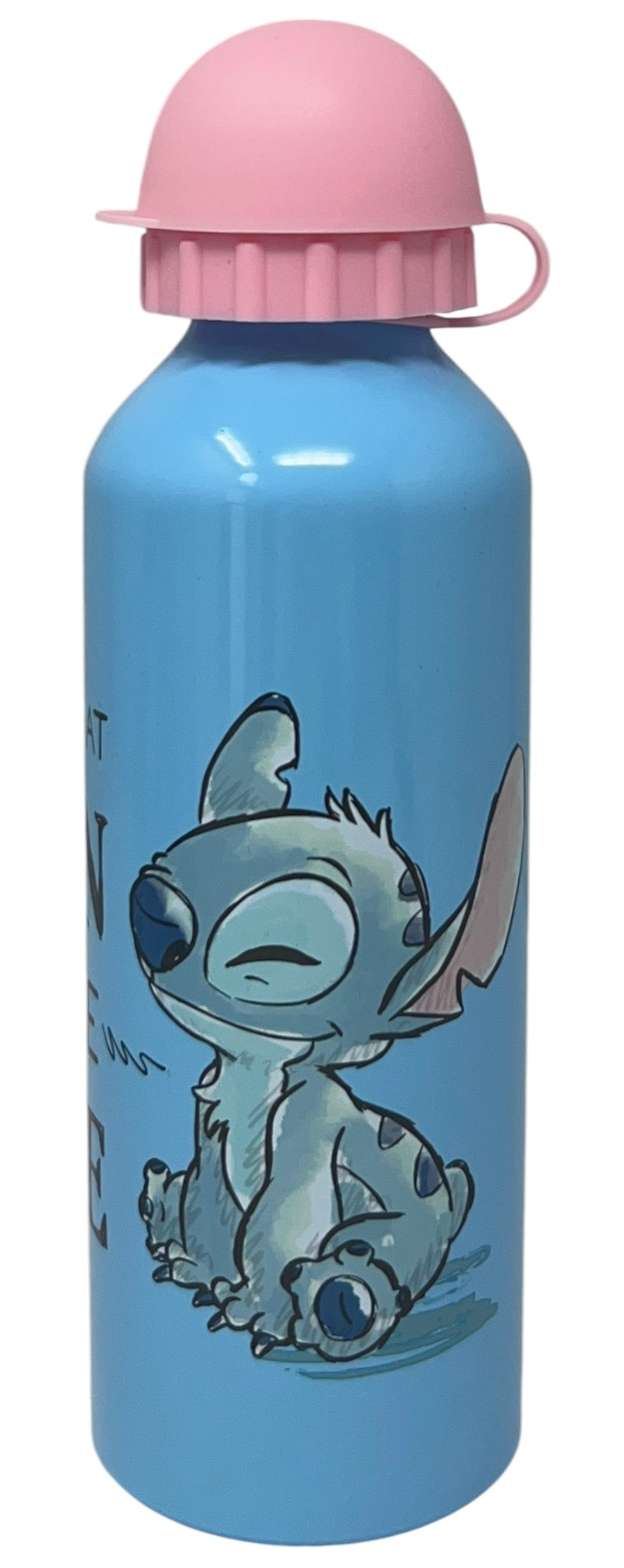 Borraccia in Alluminio Stitch DISNEY con Beccuccio e Coperchio 500 Ml - St00057/r
