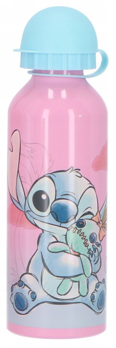 Borraccia in Alluminio Stitch DISNEY con Beccuccio e Coperchio 500 Ml - St00057/c