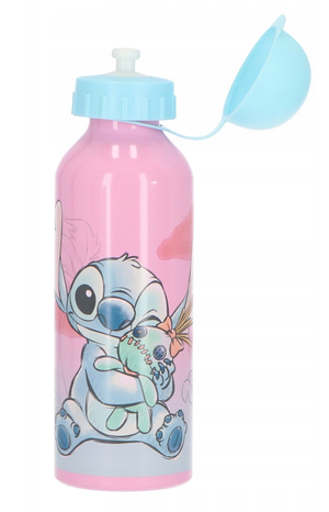 Borraccia in Alluminio Stitch DISNEY con Beccuccio e Coperchio 500 Ml - St00057/c