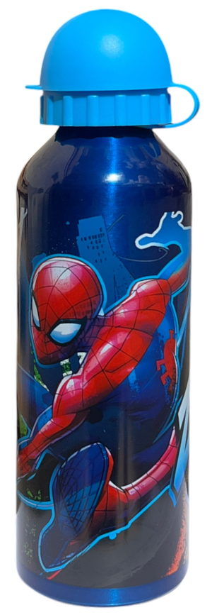 Borraccia in Alluminio Spiderman MARVEL con Beccuccio e Coperchio 500 Ml - Sp50072/c