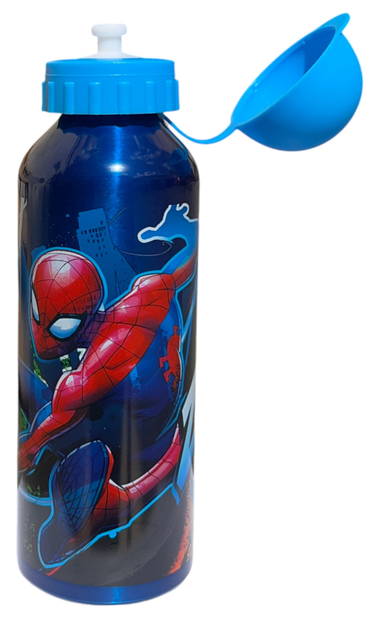 Borraccia in Alluminio Spiderman MARVEL con Beccuccio e Coperchio 500 Ml - Sp50072/c