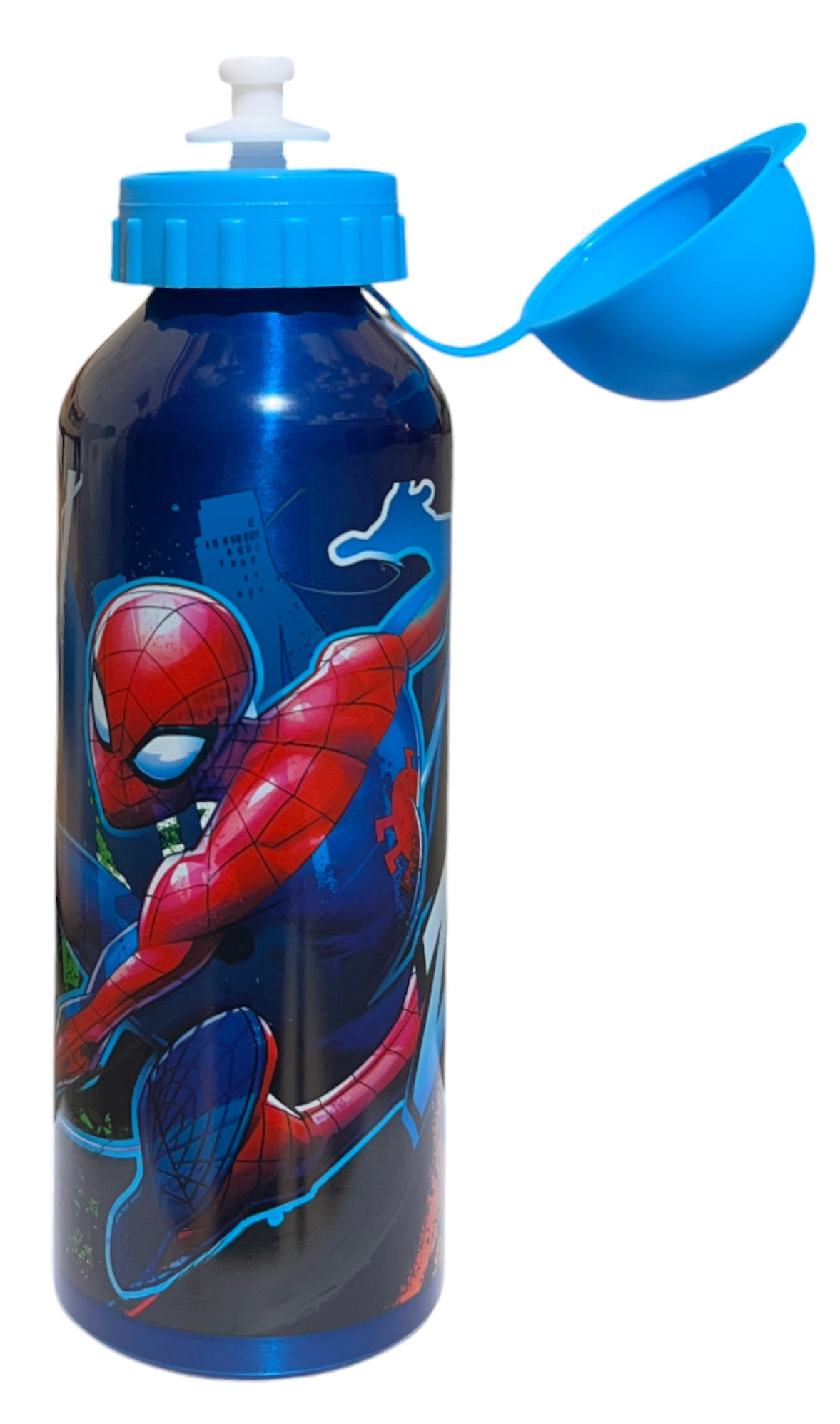 Borraccia in Alluminio Spiderman MARVEL con Beccuccio e Coperchio 500 Ml - Sp50072/c