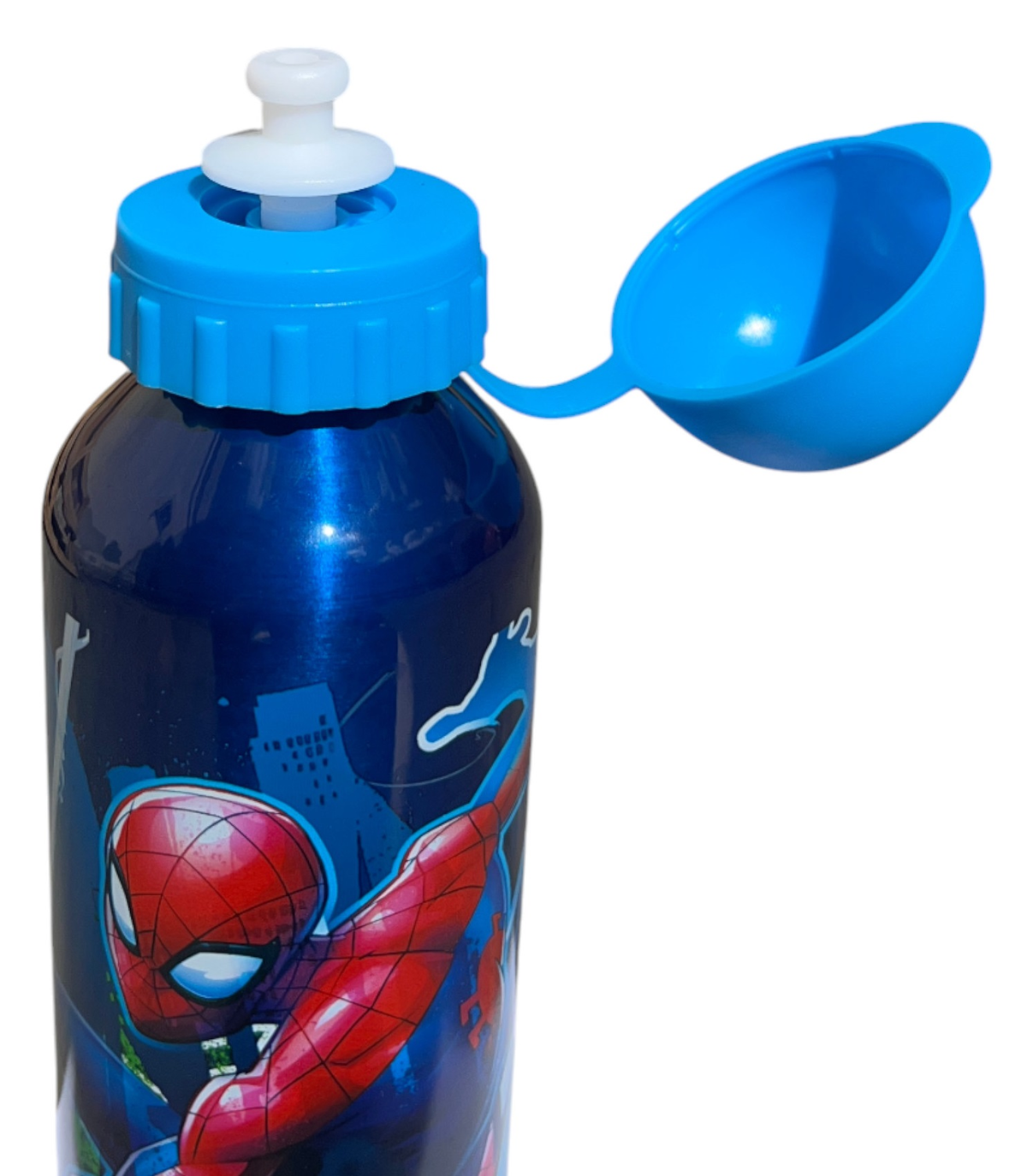 Borraccia in Alluminio Spiderman MARVEL con Beccuccio e Coperchio 500 Ml - Sp50072/c