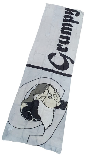 Foulard Brontolo Sette Nani DISNEY Sciarpa Pareo 50x180 CM in Viscosa - D83072
