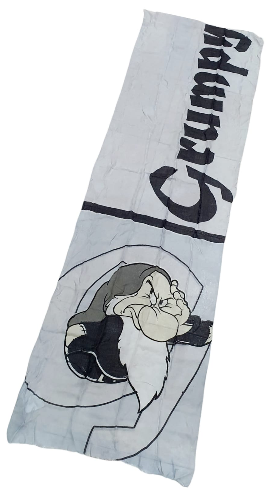 Foulard Brontolo Sette Nani DISNEY Sciarpa Pareo 50x180 CM in Viscosa - D83072