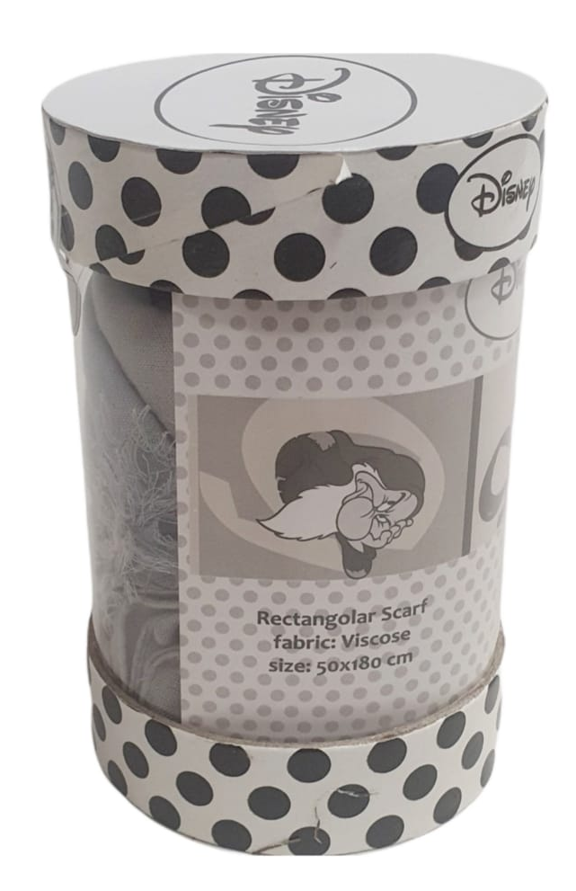 Foulard Brontolo Sette Nani DISNEY Sciarpa Pareo 50x180 CM in Viscosa - D83072