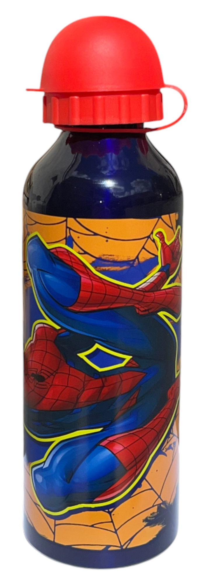 Borraccia in Alluminio Spiderman MARVEL con Beccuccio e Coperchio 500 Ml - Sp50072/ro