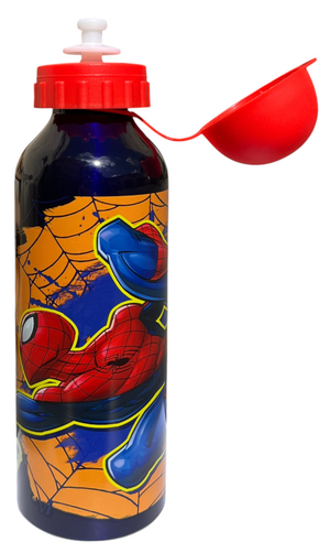 Borraccia in Alluminio Spiderman MARVEL con Beccuccio e Coperchio 500 Ml - Sp50072/ro
