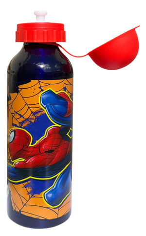 Borraccia in Alluminio Spiderman MARVEL con Beccuccio e Coperchio 500 Ml - Sp50072/ro