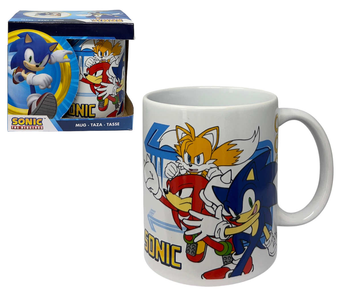Tazza Mug Sonic in Ceramica 325 Ml Confezione Regalo - Sn5186 Mc