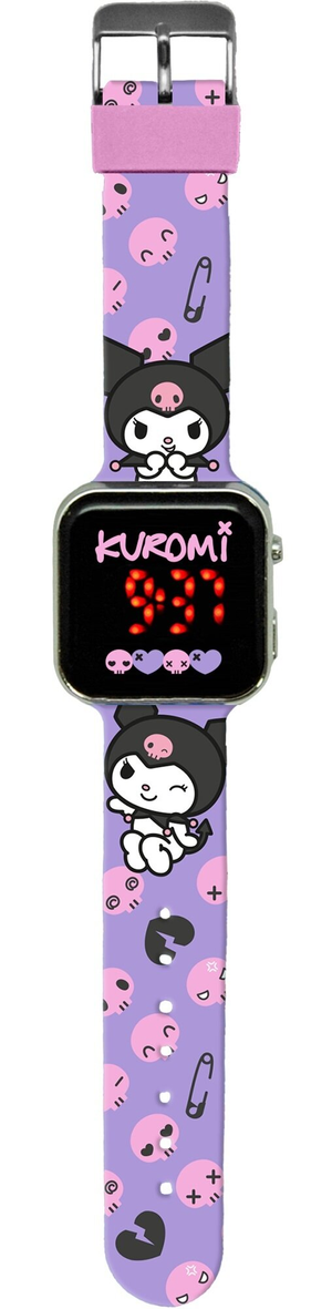 Orologio a LED Kuromi Hello Kitty da Polso Digitale con Cinturino Silicone - Ku00001
