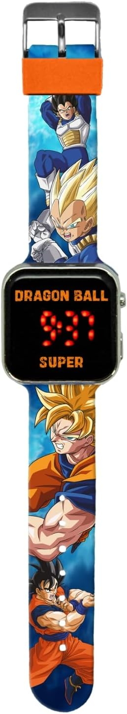 Orologio a LED Dragon Ball Goku Vegeta da Polso Digitale con Cinturino Silicone - Db00003