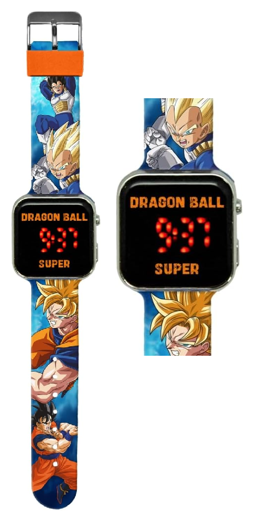 Orologio a LED Dragon Ball Goku Vegeta da Polso Digitale con Cinturino Silicone - Db00003