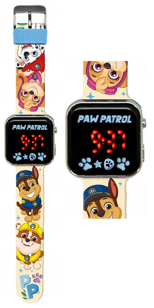 Orologio a LED Paw Patrol da Polso Digitale con Cinturino Silicone - Pw19961