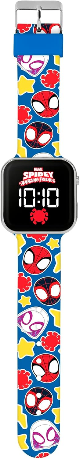 Orologio a LED Spidey MARVEL da Polso Digitale con Cinturino Silicone - Spf4018