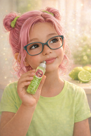 Olio Labbra in Flacone 7 Ml Gloss Labbra per Bambine Profumato Lime - Wow00100
