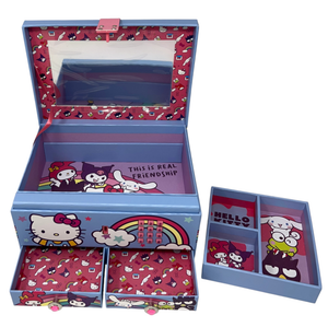 Portagioie Musicale Hello Kitty con Codice Segreto Elettronico in Cartone - Hk50194