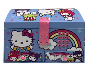Portagioie Musicale Hello Kitty con Codice Segreto Elettronico in Cartone - Hk50194