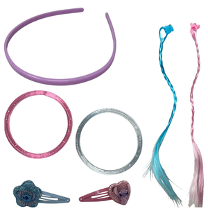 Set Accessori Stitch e Angel DISNEY 12 Pezzi Gioielli Accessori Capelli - St00102