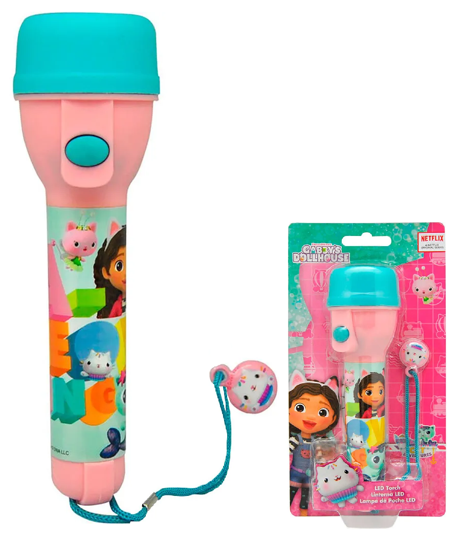 Torcia LED Gabby's Dollhouse a Batterie Confezione Regalo - Gd00026