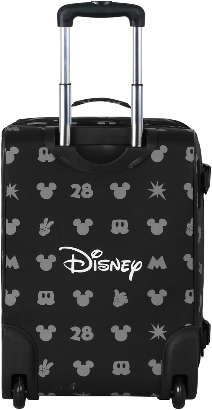 Trolley da Viaggio Pieghevole Topolino DISNEY Valigia Morbida in Tessuto con Manico Allungabile - 06246
